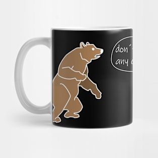 Social distancing bears joke Mug